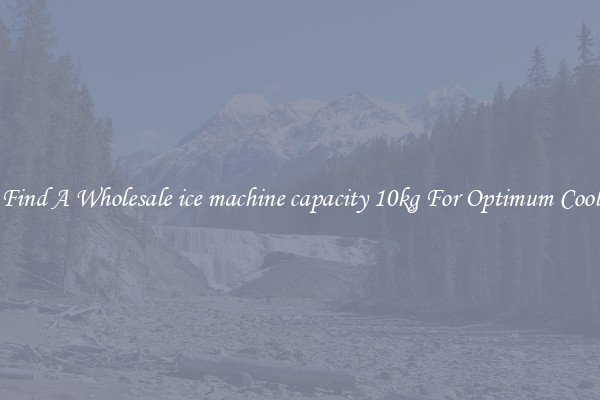 Find A Wholesale ice machine capacity 10kg For Optimum Cool