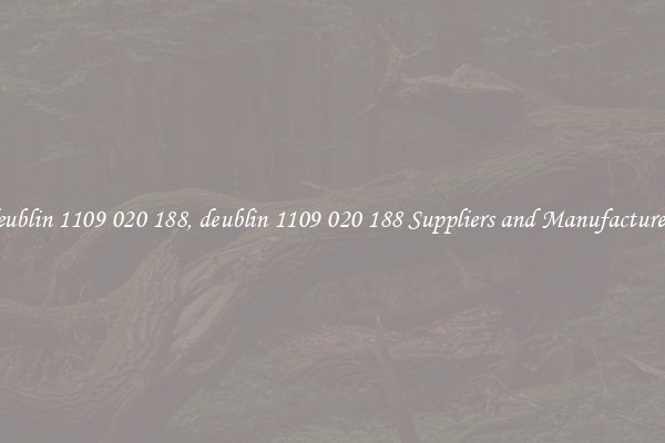 deublin 1109 020 188, deublin 1109 020 188 Suppliers and Manufacturers