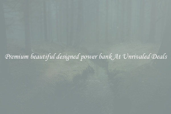 Premium beautiful designed power bank At Unrivaled Deals