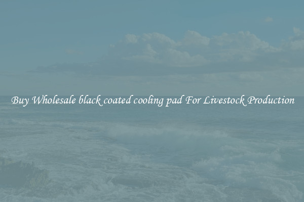 Buy Wholesale black coated cooling pad For Livestock Production