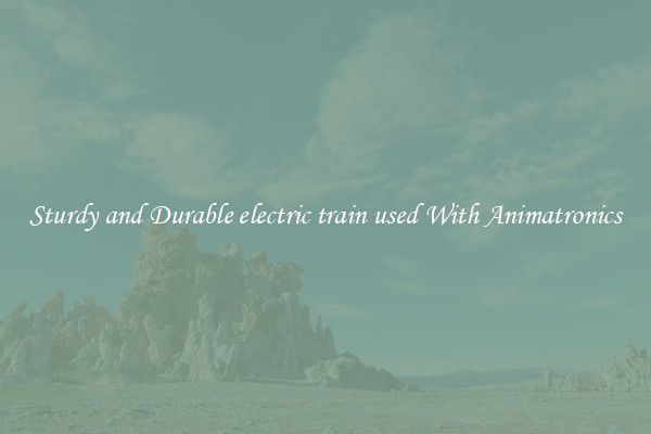 Sturdy and Durable electric train used With Animatronics