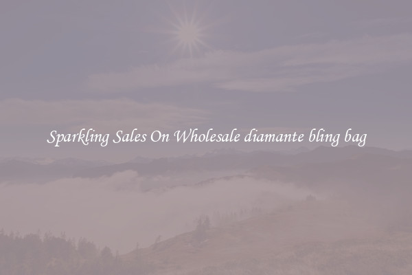 Sparkling Sales On Wholesale diamante bling bag